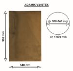 Vak ADAMIK V340TEX rozměry