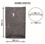 Vak ADAMIK V530FTEX rozměry